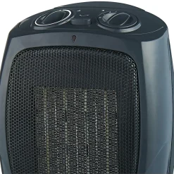 Brentwood H-C1600 Convection Heater - Ceramic - 750 W to 1500 W - 2 x Heat Settings - 1500 W - Indoor - Black