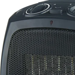 Brentwood H-C1600 Convection Heater - Ceramic - 750 W to 1500 W - 2 x Heat Settings - 1500 W - Indoor - Black