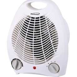 Brentwood H-F302W Convection Heater - 750 W to 1500 W - 2 x Heat Settings - 1500 W - Indoor - Portable - White