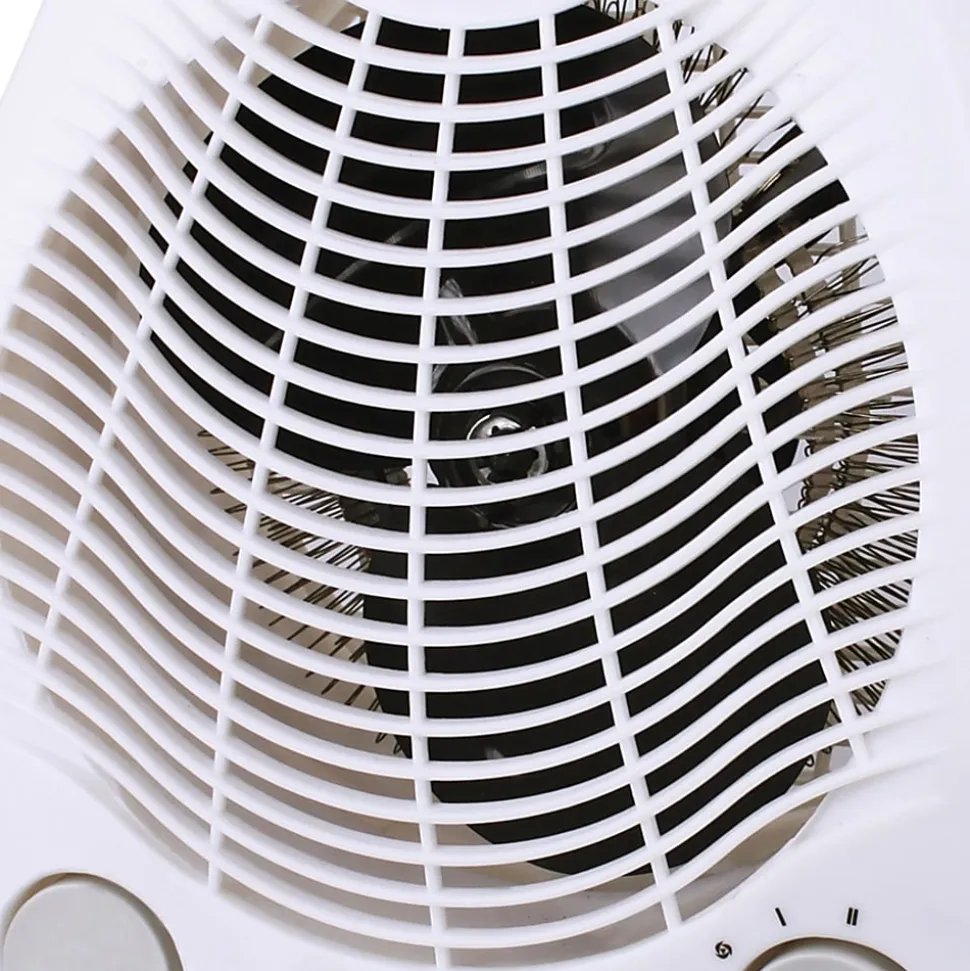 Brentwood H-F302W Convection Heater - 750 W to 1500 W - 2 x Heat Settings - 1500 W - Indoor - Portable - White