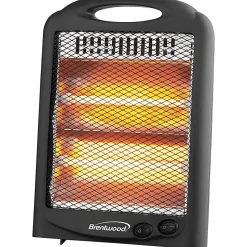 Brentwood H-Q600BK 600-Watt Portable Space Heater - Quartz - Electric - 600 W - 2 x Heat Settings - 600 W - Room - Portable - White