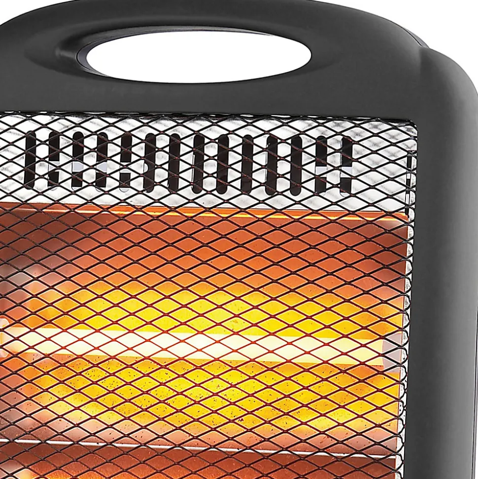 Brentwood H-Q600BK 600-Watt Portable Space Heater - Quartz - Electric - 600 W - 2 x Heat Settings - 600 W - Room - Portable - White