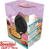 Brentwood® 4-In. 400-Watt Nonstick Mini-Heart-Shaped Waffle Maker, Pink