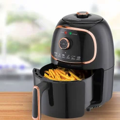 Brentwood® 2-Quart Electric Air Fryer, Black/Copper