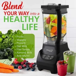 Brentwood® Select 8.5-Cup 1,000-Watt Professional Smart Blender, Black, JBS-1000BK