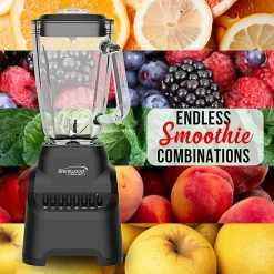 Brentwood® Select 5.3-Cup 500-Watt 10-Speed Countertop Blender with Pulse Button, Black, JBS-500BK