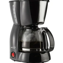 Brentwood (TS-213BK) 4 Cup Coffee Maker - 650 W - 4 Cup(s) - Multi-serve - Black - Tempered Glass Body