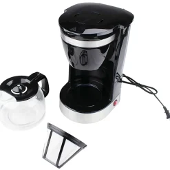 Brentwood TS-215BK 12-Cup Coffee Maker, Black - 800 W - 12 Cup(s) - Multi-serve - Black