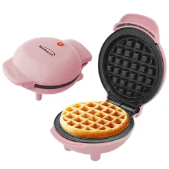 Brentwood® 400-Watt Non-Stick Mini Waffle Maker, 5-In., Pink