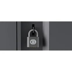 Bretford CUBE Cart Mini Charging Cart AC for 20 Devices, Charcoal Paint - 2 Shelf - Push Handle Handle - Steel - 24