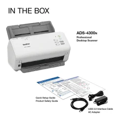 Brother ADS-4300N Professional Desktop Scanner
