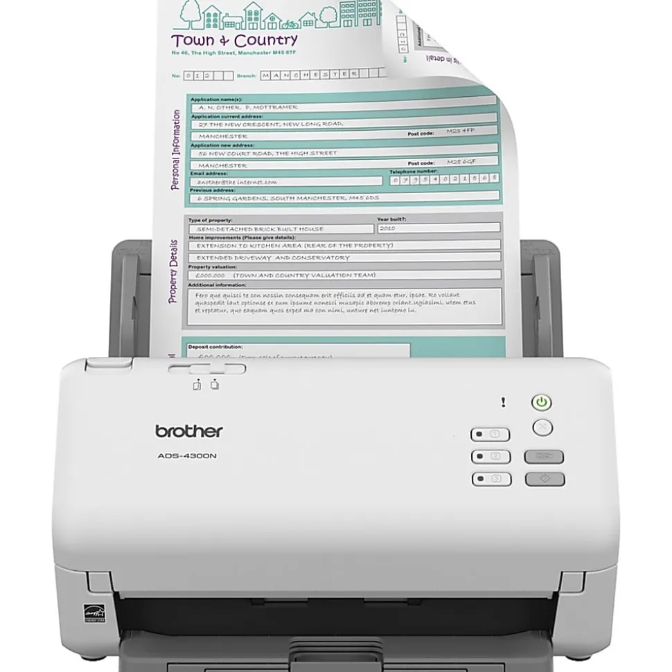 Brother ADS-4300N Professional Desktop Scanner