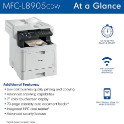 Brother Business MFCL8905CDW Wireless Laser All-In-One Color Printer