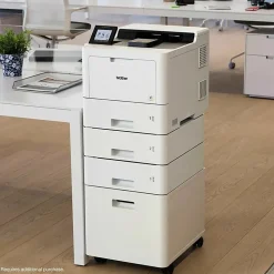 Brother® CB1010 Printer Cabinet/Stand, 15-3/4”H x 16-9/64”W x 19-1/16”D, White