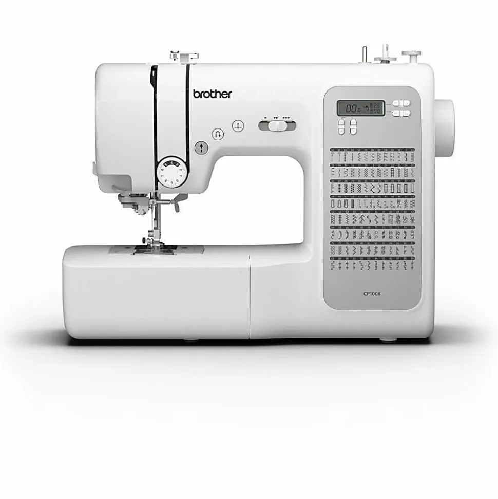 Brother CP100X Computerized Sewing and Quilting Machine with 100 Built-in Stitches, White