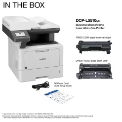 Brother DCP-L5510DN Laser All-in-One Printer with Duplex Printing and Networking