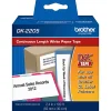 Brother DK-2205 Continuous-Feed Paper Roll Permanent Address Labels, Black On White, 2 7/16" x 100'