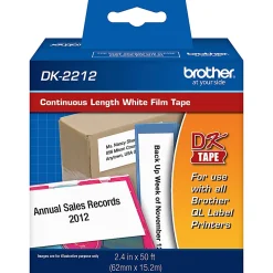 Brother DK2212 Label Tape, 2-3/7 X 50'
