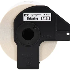 Brother DK-1202 White Die-Cut Labels, DK1202, 2.4