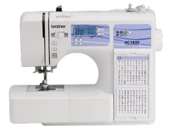 Brother HC1850 - Sewing machine - computerized - 130 stitches - 8 one-step buttonholes - LCD display