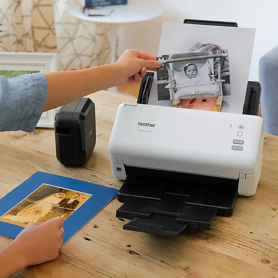 Brother High-Speed Desktop Scanner for Small Office & Home Office Professionals ADS-3100