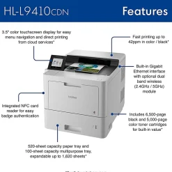 Brother HL-L9410CDN Enterprise Color Laser Printer