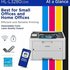 Brother HL-L3280CDW Wireless Compact Digital Laser Color Printer With Refresh EZ Print Eligibility