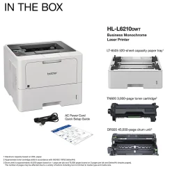 Brother HL-L6210DWT Business Wireless Monochrome Laser Printer