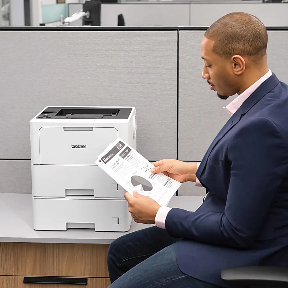 Brother HL-L6210DWT Business Wireless Monochrome Laser Printer