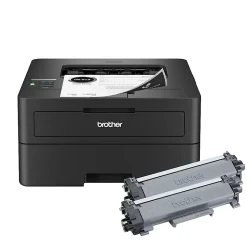 Brother HL-L2460DW XL Wireless Compact Monochrome Laser Printer with Duplex, Mobile Printing and up to 4,200 Toner Pages Included