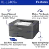 Brother HL-L2405W Wireless Compact Monochrome Laser Printer, Mobile Printing, Refresh EZ Print Eligibility