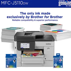 Brother INKvestment MFC-J5110DW Wireless Color Inkjet All-in-One Printer, 4.3” Color Touchscreen