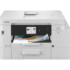Brother INKvestment MFC-J4555DW Wireless Color Inkjet Printer, All-In-One Print/Scan/Copy/Fax, 2 paper trays, Best for small office/small business