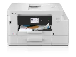 Brother INKvestment MFC-J4555DW Wireless Color Inkjet Printer, All-In-One Print/Scan/Copy/Fax, 2 paper trays, Best for small office/small business