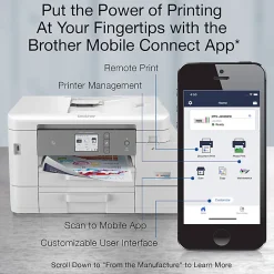 Brother MFC-J4535DW INKvestment All-in-One Color Inkjet Printer with NFC, Duplex and Wireless Printing plus Up to 1-Year of Ink in-box¹