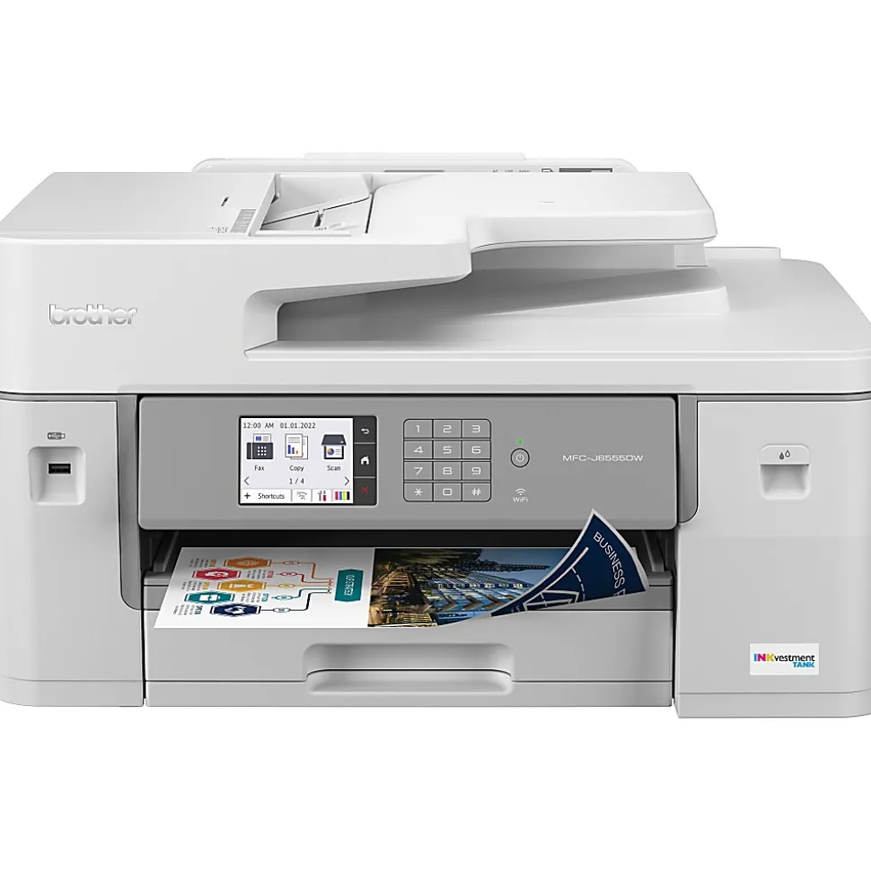 Brother MFC-J6555DW INKvestment Color Inkjet All-In-One Printer with up to 1 Year of Ink In-box(1)