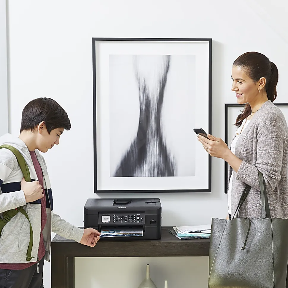Brother MFC-J1010DW Wireless Inkjet All-in-One Color Printer With Refresh EZ Print Eligibility