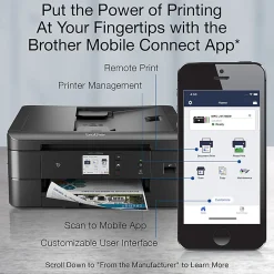 Brother MFC-J1170DW Wireless Inkjet All-In-One Color Printer With Refresh EZ Print Eligibility