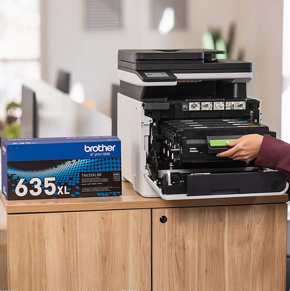 Brother MFC-L8730CDW Wireless Business Color Laser All-in-One Printer with Duplex Print, Scan, Copy, Advanced Security Features