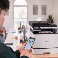 Brother MFC-L8730CDW Wireless Business Color Laser All-in-One Printer with Duplex Print, Scan, Copy, Advanced Security Features
