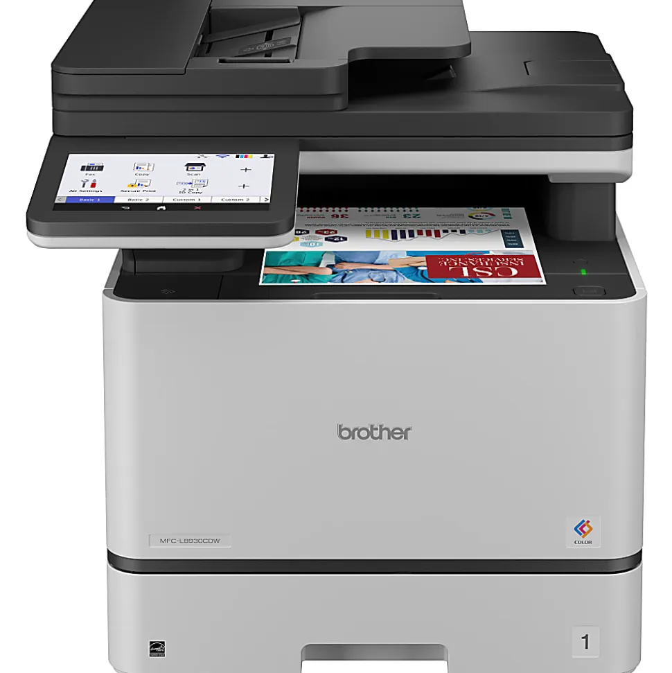 Brother MFC-L8930CDW Wireless Business Color Laser All-in-One Printer with Duplex Print, Scan, Copy, Low-Cost Printing, Advanced Security Features