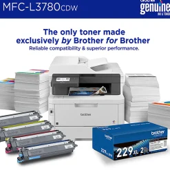 Brother MFC-L3780CDW Wireless Digital Laser Color All-In-One Printer With Refresh EZ Print Eligibility