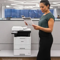 Brother MFC-L5710DW Wireless Business Monochrome All-in-One Laser Printer with Networking and Duplex Print, Scan, and Copy