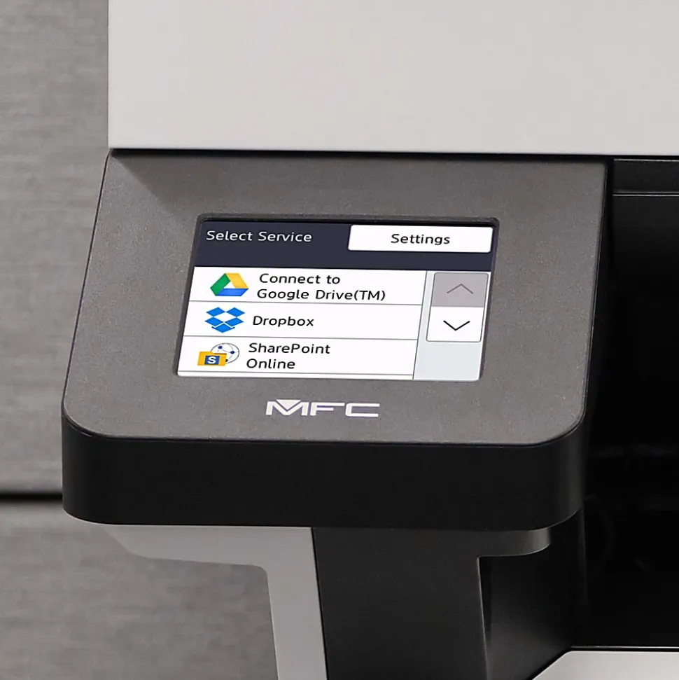 Brother MFC-L5710DW Wireless Business Monochrome All-in-One Laser Printer with Networking and Duplex Print, Scan, and Copy