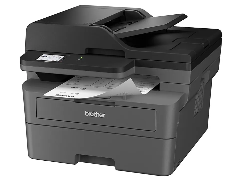 Brother MFC-L2820DW XL Wireless Compact Monochrome All-in-One Laser Printer with up to 4,200 pages of toner included
