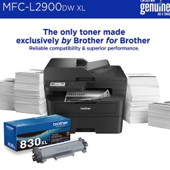 Brother MFC-L2900DW XL Wireless Compact Monochrome Laser Printer with Duplex, Mobile Printing