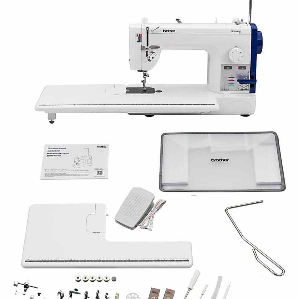 Brother PQ1600S High-Speed Straight-Stitch Sewing & Quilting Machine, White