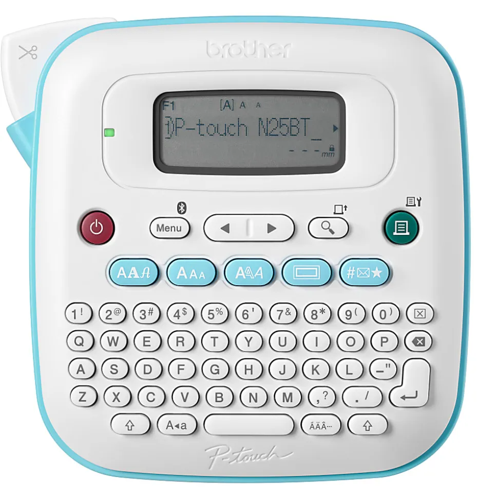 Brother P-touch Personal Connected Label Maker (PT-N25BT), Prints on P-touch Btag ~½” (12mm) Label Tapes