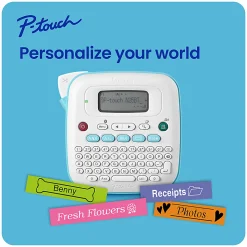 Brother P-touch Personal Connected Label Maker (PT-N25BT), Prints on P-touch Btag ~½” (12mm) Label Tapes