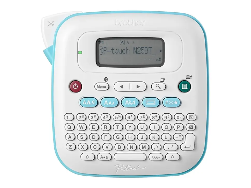 Brother P-touch Personal Connected Label Maker (PT-N25BT), Prints on P-touch Btag ~½” (12mm) Label Tapes